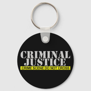 Criminal Justice (Customisable) Key Ring