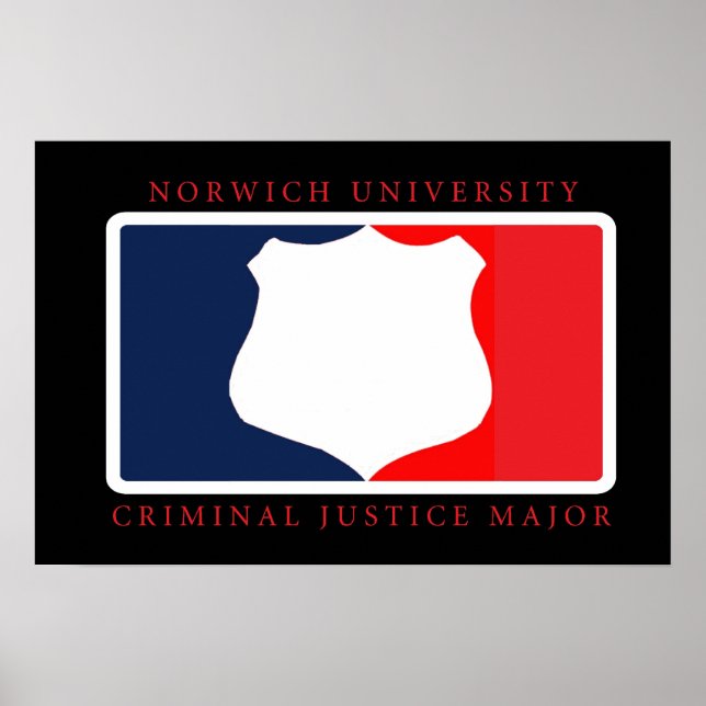 Criminal Justice Major Poster (Front)
