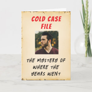 Criminal Minds Inspired Birthday Card Funny