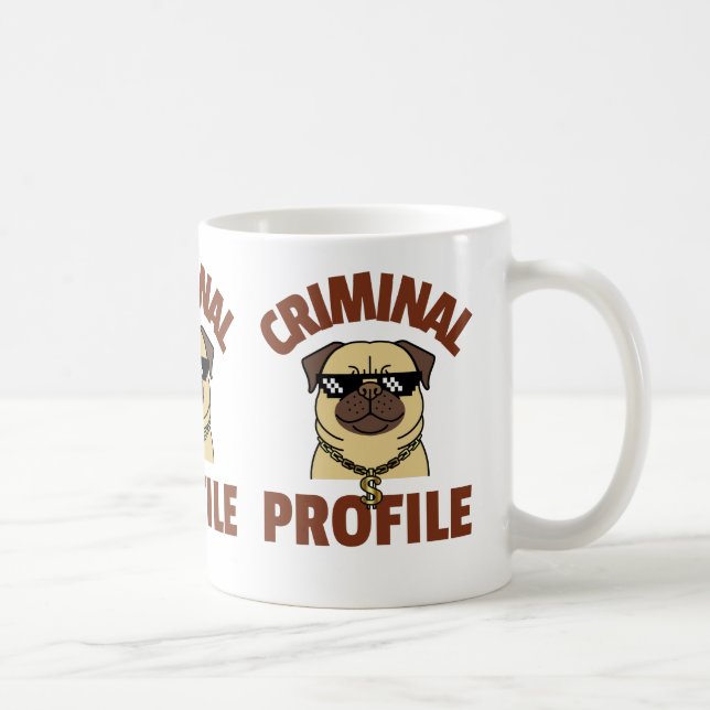 Criminal Profile Coffee Mug (Right)