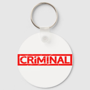 Criminal Stamp Key Ring