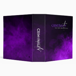 CriminaliTy Case Files Binder 