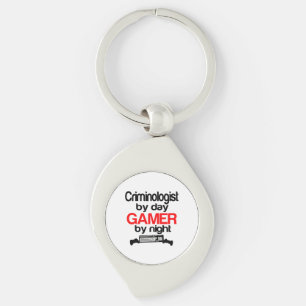 Criminologist by Day Gamer by Night Key Ring