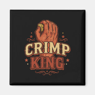 Crimp King Rock Climbing Bouldering Fun Magnet