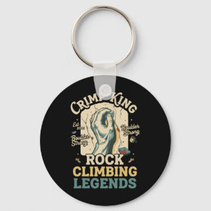 Crimp King Rock Climbing Legends Boulder Key Ring