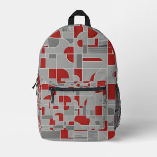 Crimson Alloy Printed Backpack