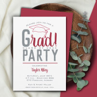Crimson and Grey Graduation Party