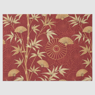Crimson Bamboo East Asian (2) Tissue Paper