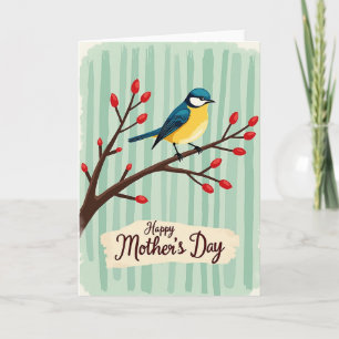 Crimson Berry Mothers Card