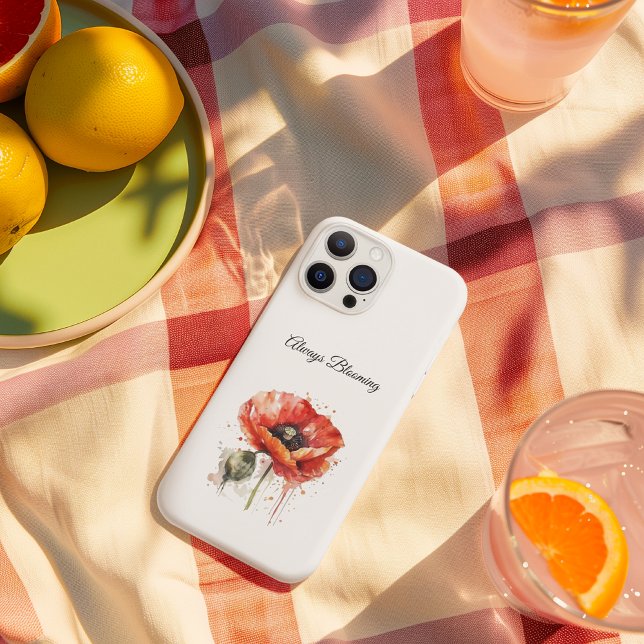 Crimson Bloom, custom Case-Mate iPhone Case (Creator Uploaded)