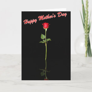 Crimson Blossom Love Mothers Day Card