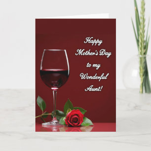 Crimson Blossom Lovely Day Card