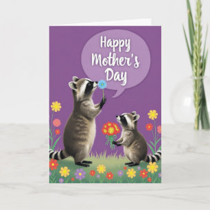 Crimson Bouquet Mothers Day Card