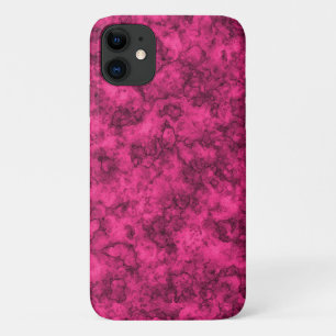 Crimson bright marble pattern iPhone 11 case