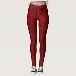 Crimson Canvas Leggings