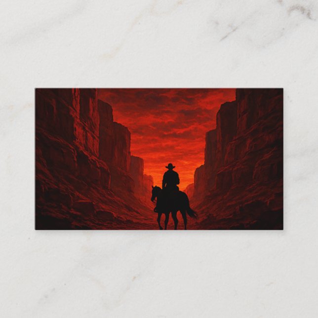 Crimson Canyon Adventure Invitation  (Front)