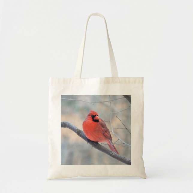 Crimson Cardinal Tote Bag (Front)