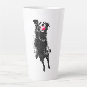 Crimson catch in flight latte mug