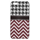 Crimson Chevron and Houndstooth