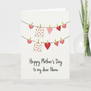 Crimson Cloth Nanas Day Card