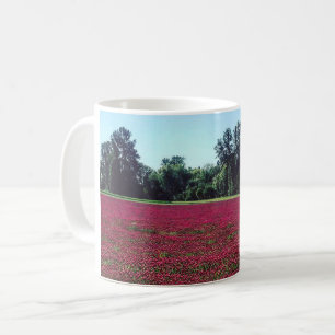 Crimson Clover Field Coffee Mug