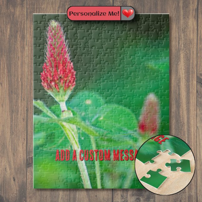 Crimson Clover Pair Jigsaw Puzzle (Crimson Clover Pair Jigsaw Puzzle)