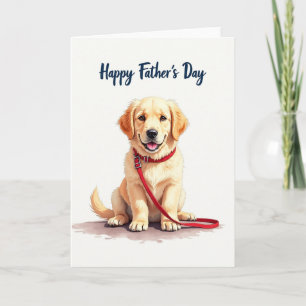 Crimson Collar Fathers Card