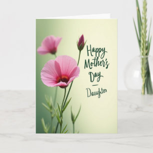 Crimson Core Mothers Day Card