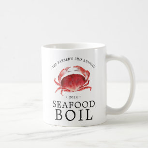 Crimson Crab   Crab Boil Event Coffee Mug