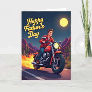Crimson Cruiser Fathers Day Card
