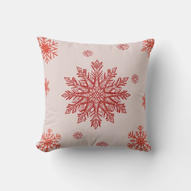 Crimson Crystal Pillow (Front)