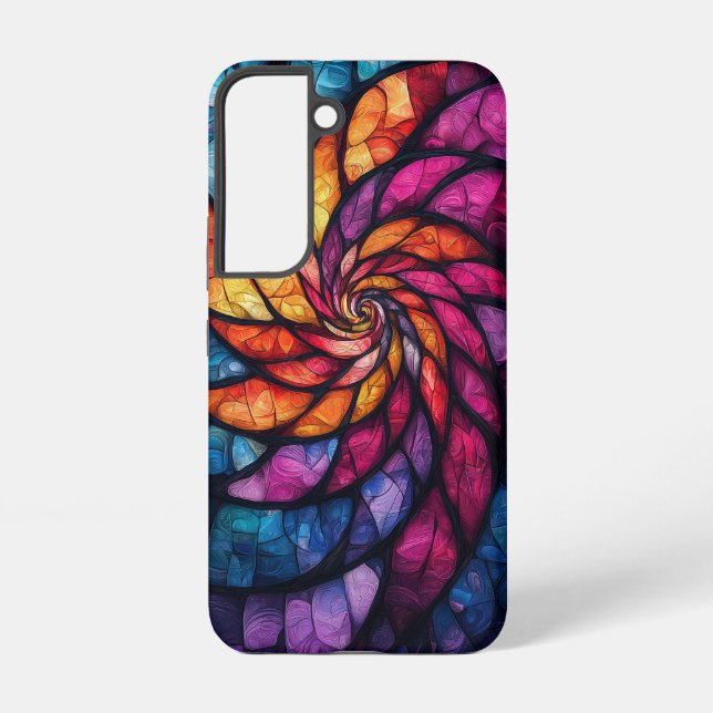 Crimson Cyclone Samsung Galaxy S22 Case (Back)