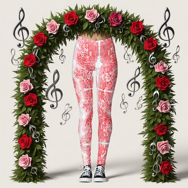 Crimson Echoes Leggings (Creator Uploaded)