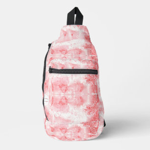 Crimson Echoes Sling Bag
