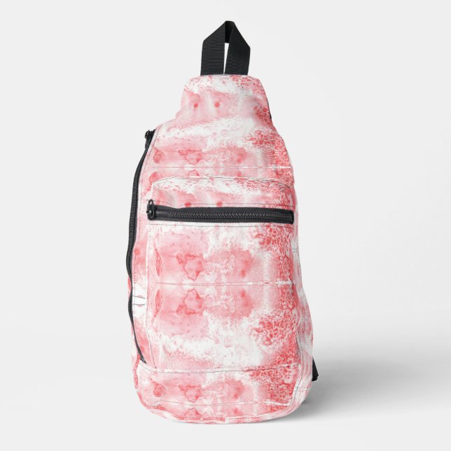 Crimson Echoes Sling Bag (Front)