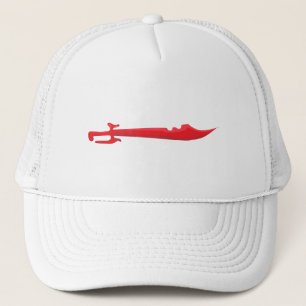 Crimson Edge – Intense Sword Design Trucker Hat