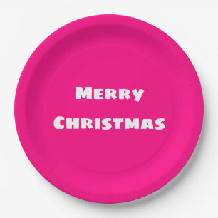Crimson Festive Love, Warmth, Energy   Paper Plate