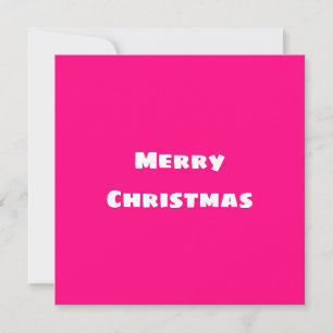 Crimson Festive Merry Christmas    Card
