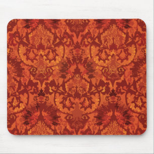Crimson Garden Fleur de lis gifts Mouse Pad