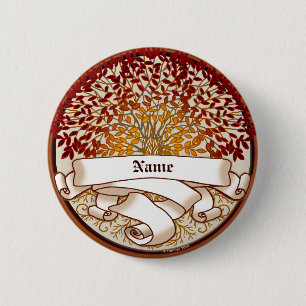 Crimson Genealogy Family Tree  Button
