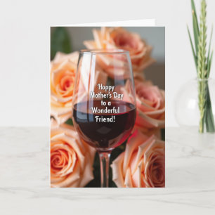 Crimson Glass Mothers Day Card