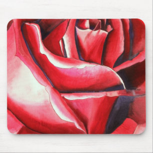 Crimson Glory Rose Mouse Pad