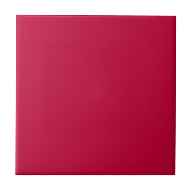 Crimson Glory Solid Colour Ceramic Tile (Front)