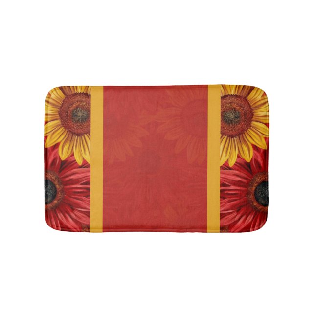 Crimson Gold Bath Mat (Front)