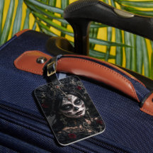 Crimson Gothic Calavera – Black Rose