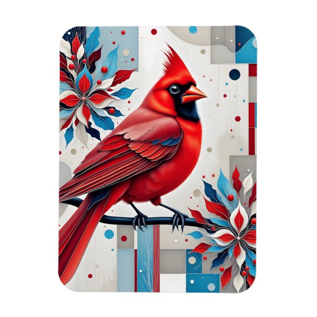 Crimson Harmony Magnet (Vertical)