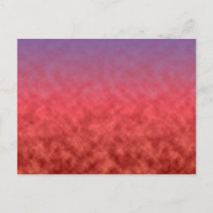 Crimson Haze at Dusk Postcard