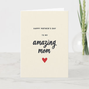 Crimson Heart Day Card