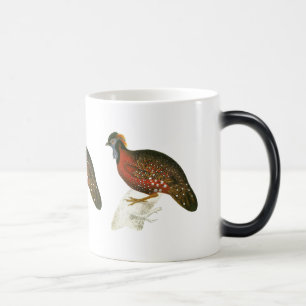 Crimson Horned Pheasant Magic Mug