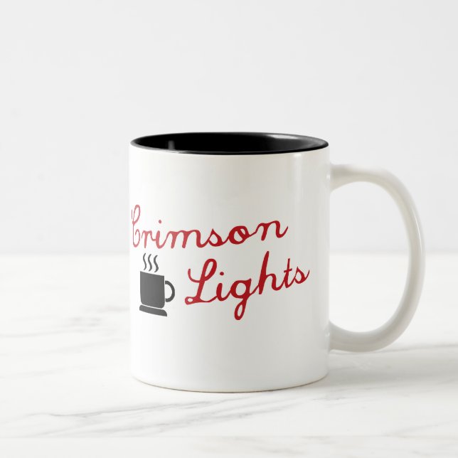 Crimson Lights Two-Tone Coffee Mug (Right)